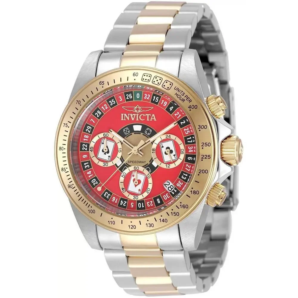 NWT Invicta 50495 Speedway | Quartz | Red | Men's Watch